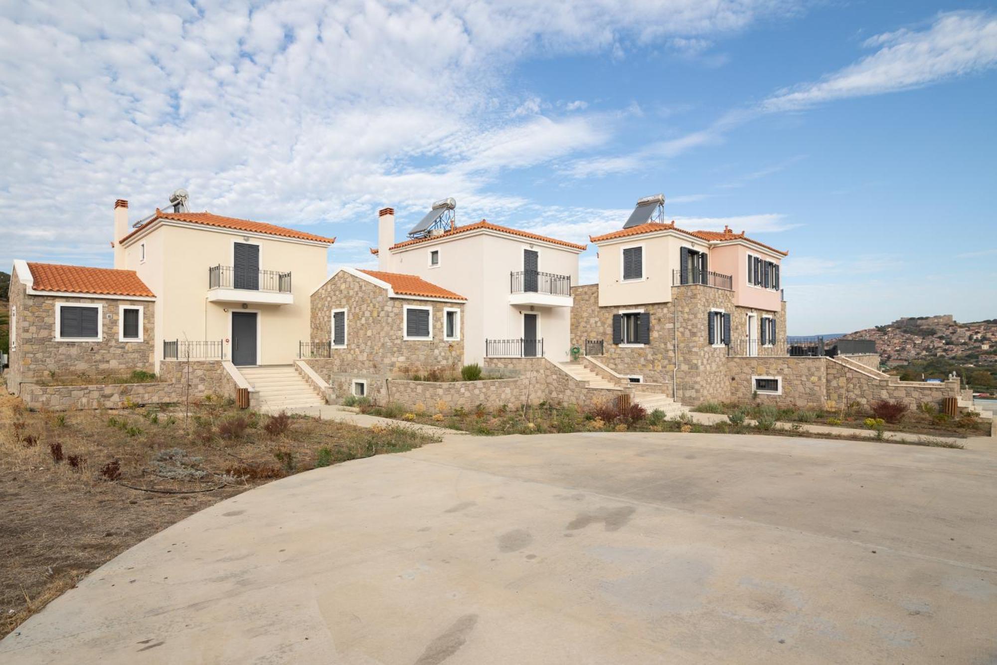 Lampetos Houses Molyvos ミシナ エクステリア 写真