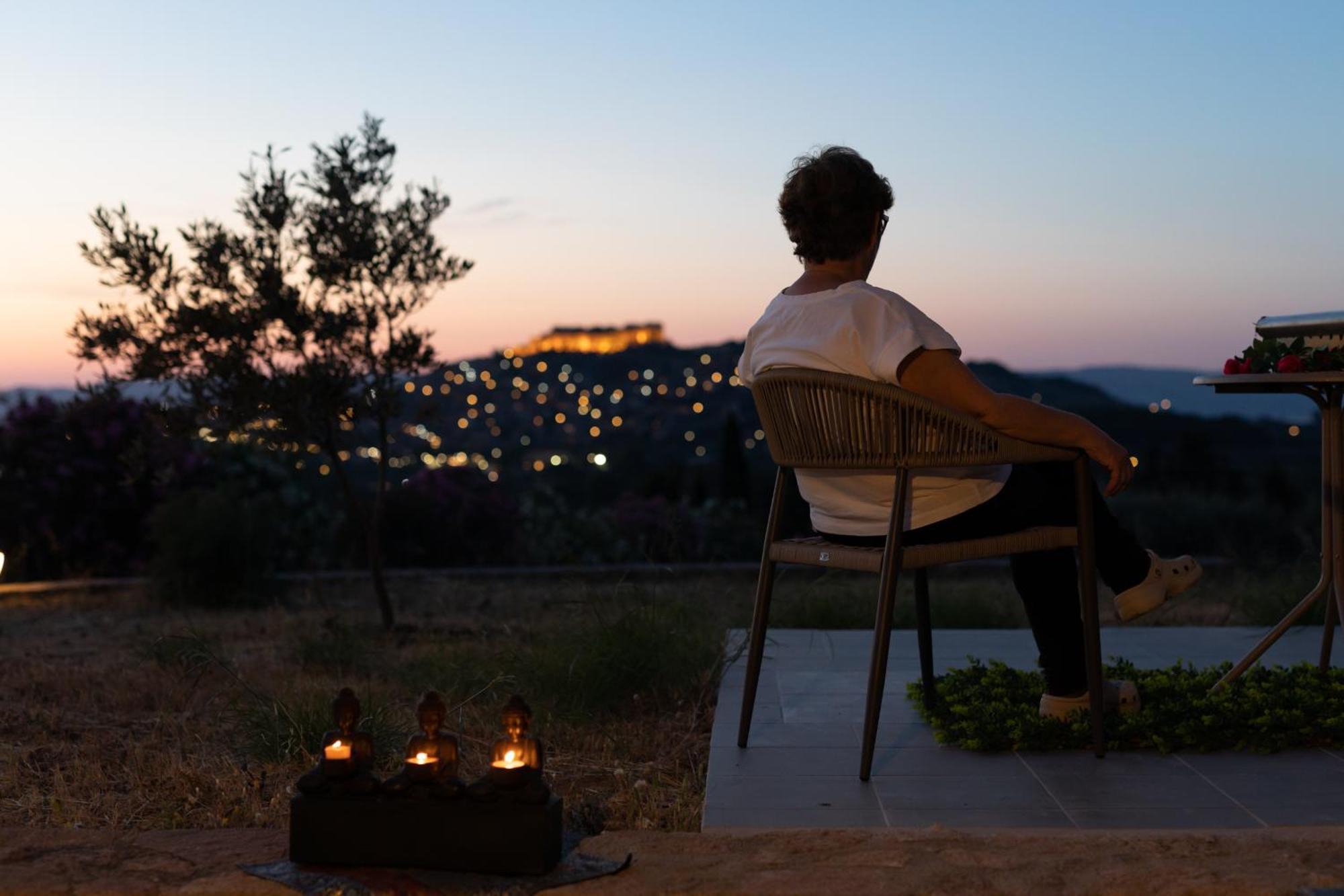 Lampetos Houses Molyvos ミシナ エクステリア 写真