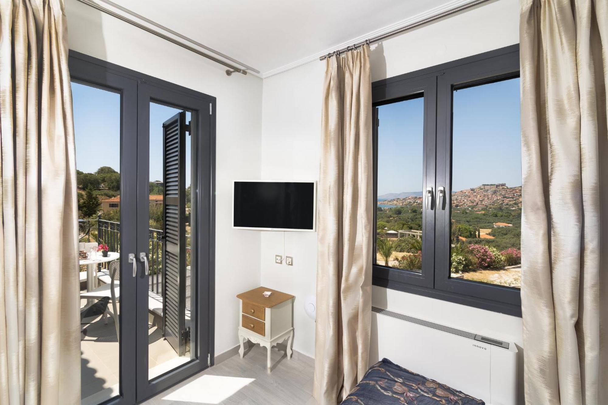 Lampetos Houses Molyvos ミシナ エクステリア 写真